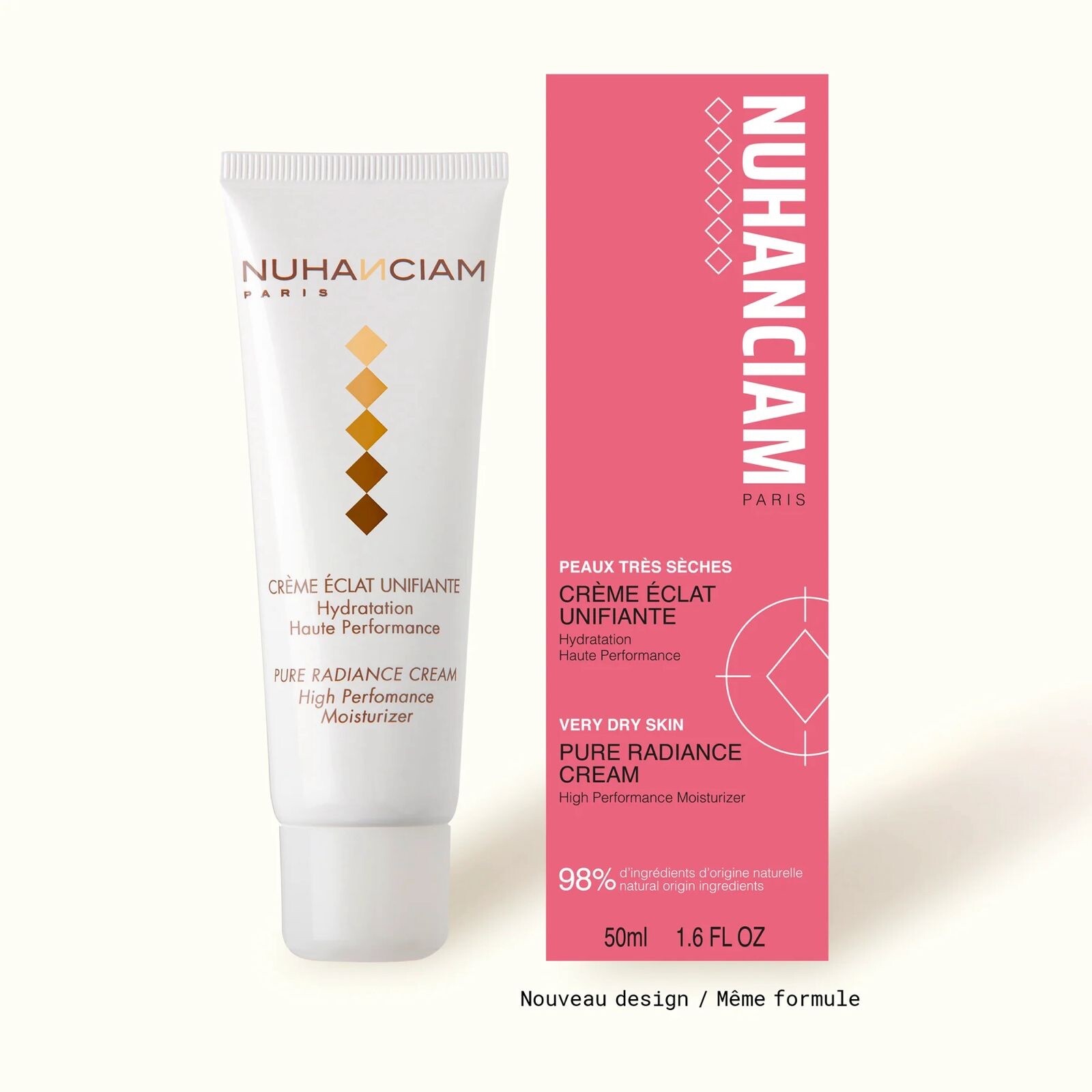 Crème éclat unifiante pour apaiser la peau très sèche et illuminer le teint