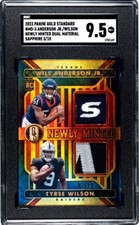 Will Anderson/Tyree Wilson 2023 Gold Standard Dual Patch RC #3/10 SGC 9.5