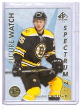 Brandon Carlo 16-17 SP Authentic Future Watch Spectrum Card #S-72 (unscratched)