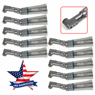 1-10 SEASKY Dental Slow Low Speed Handpiece Contra Angle Latch E-type 2.35mm