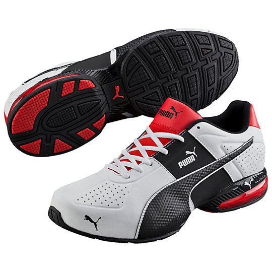 NEW* PUMA CELL SURIN MEN'S TRAINING SHOES White Red Scarlet