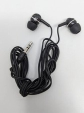 Czarne silikonowe słuchawki douszne stereo Avid