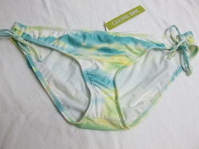 Gianni Bini Size L Large Crystal Chlorine Side Tie New Womens Bikini Bottoms