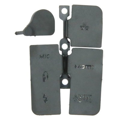 USB Abdeckkappe Ersatz für Canon EOS 1D X - 4 in 1 OEM Stecker Schutz