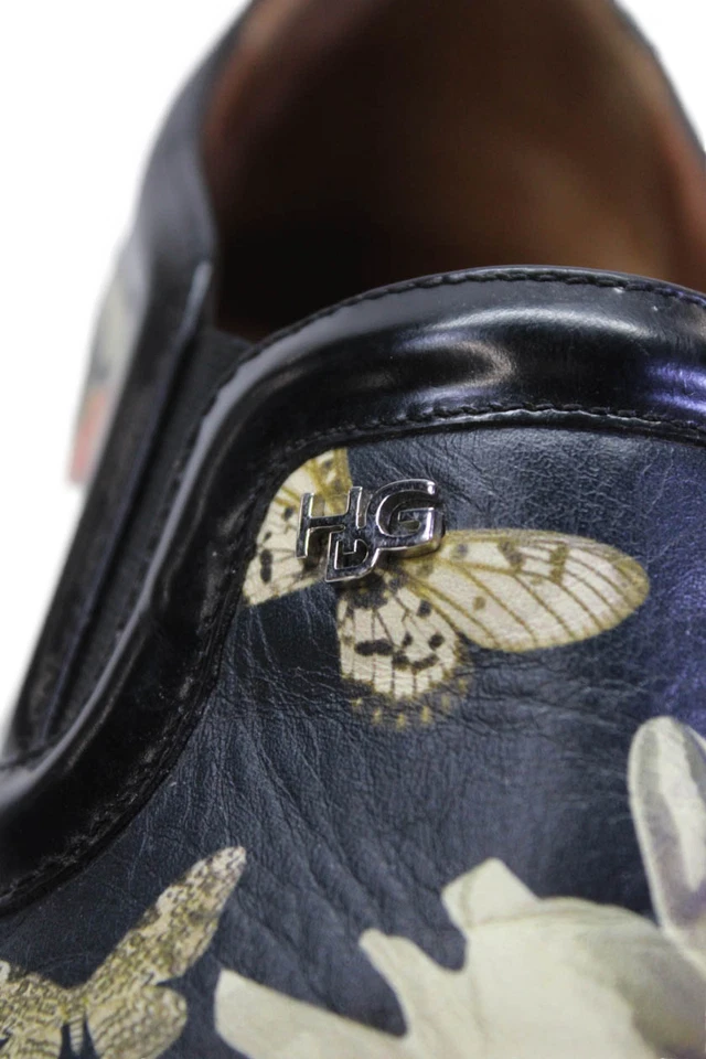 Zapatillas bajas Givenchy para mujer de cuero con estampado floral negras talla 37 7 Foto 3 de 4
