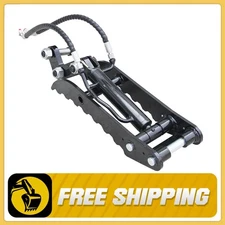 Hydraulic Thumb Clip L-Shaped Bracket For Mini Excavators Attachments 3-Holes