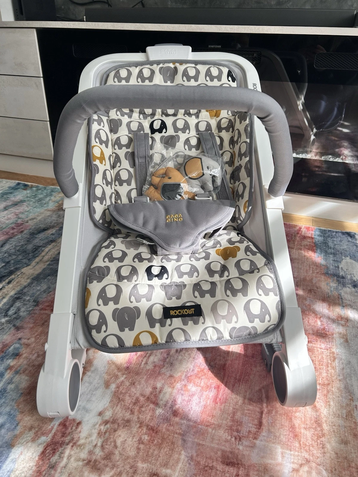 BABABING | Rockout 2 Baby Rocker | 3 Position Reclining Baby Bouncer with Ell...
Opens in a new wind