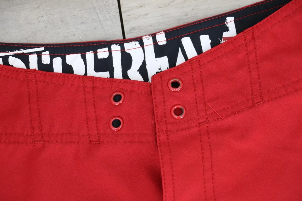 Bañador corto Y2K O'Neil para hombre talla 30 serie Superfreak tabla surf rojo Foto 2 de 4