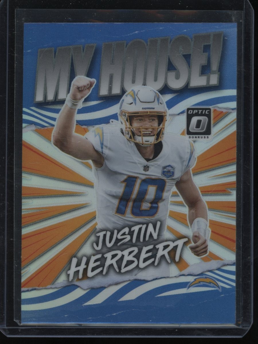 2021 Donruss Optic #MH-13 Justin Herbert My House!