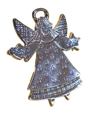 Open Arms LOVE HOPE Winged ANGEL Brooch Pin / Pendant 