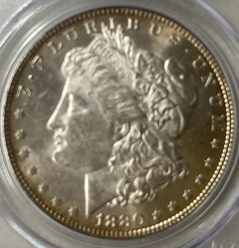 1880-O Morgan Silver Dollar $1 PCGS MS61