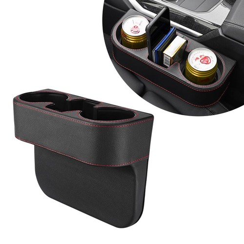 Car Cup Holder Gap Filler Organizer, Multifunctional Auto Front Console Gap F...