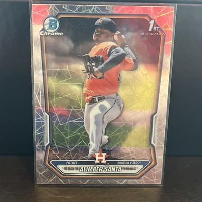 2026 Bowman Chrome Alimber Santa Laser Refractor 1st Bowman