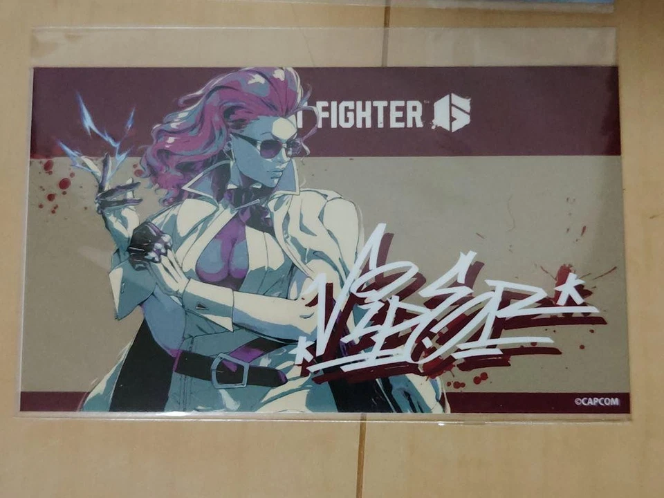 Street Fighter TGS2025 Flyer Set Ryu Ken ChunLi Viper Stickers 5 pcs - Image 4 of 4