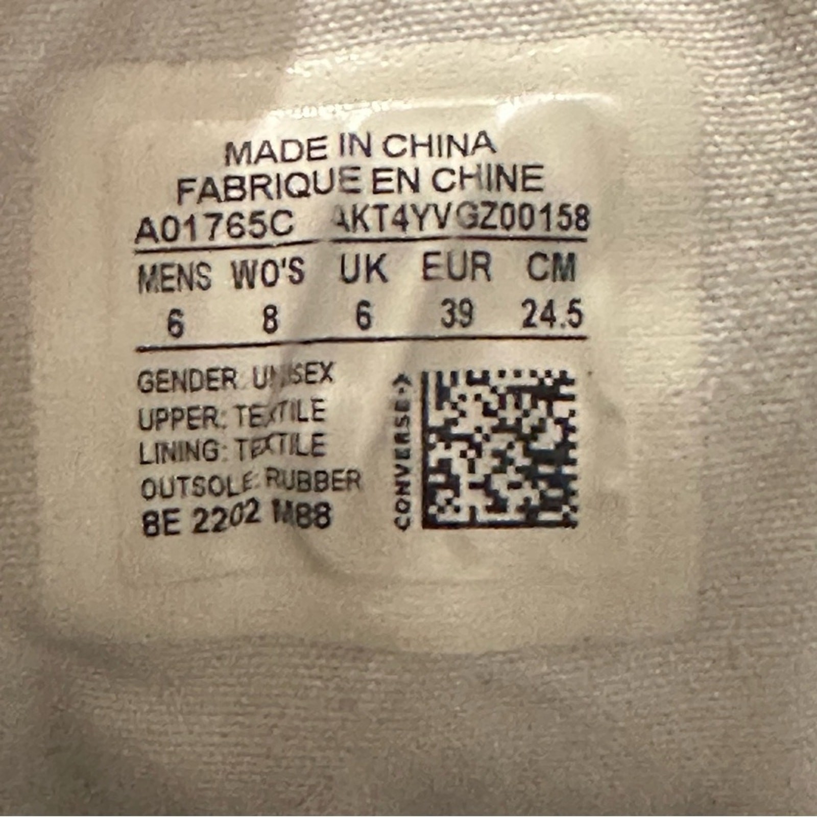 Converse x Stussy Men’s Size 6 Black White Chuck 70 High A01765C Shoes Sneakers thumbnail 12