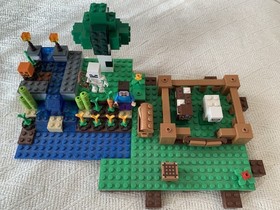 Lego Minecraft The Farm Set 21114 2014 Complete With Instructions