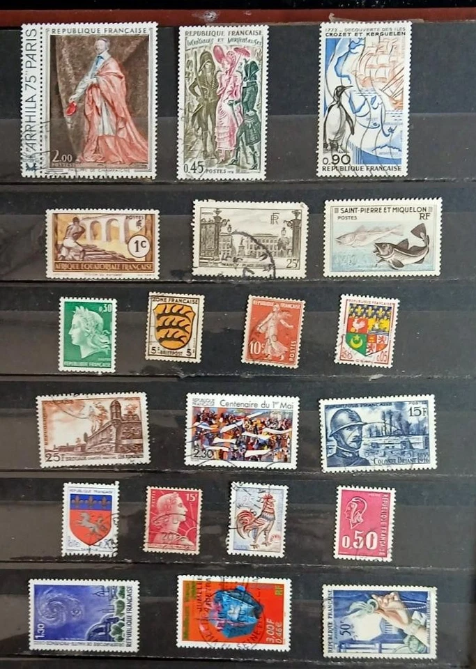 Great Stamp Collection From France Most Colonies & The United States - Free Post - Image 4 of 4