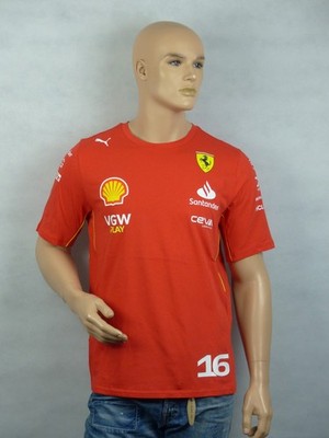 Puma Scuderia Ferrari Herren Charles Leclerc Driver  T-shirt 2024 Gr. XXL