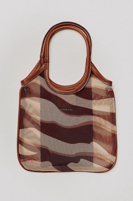 Anthropologie Dolce Vita Sylvene Mesh Crossbody Satchel