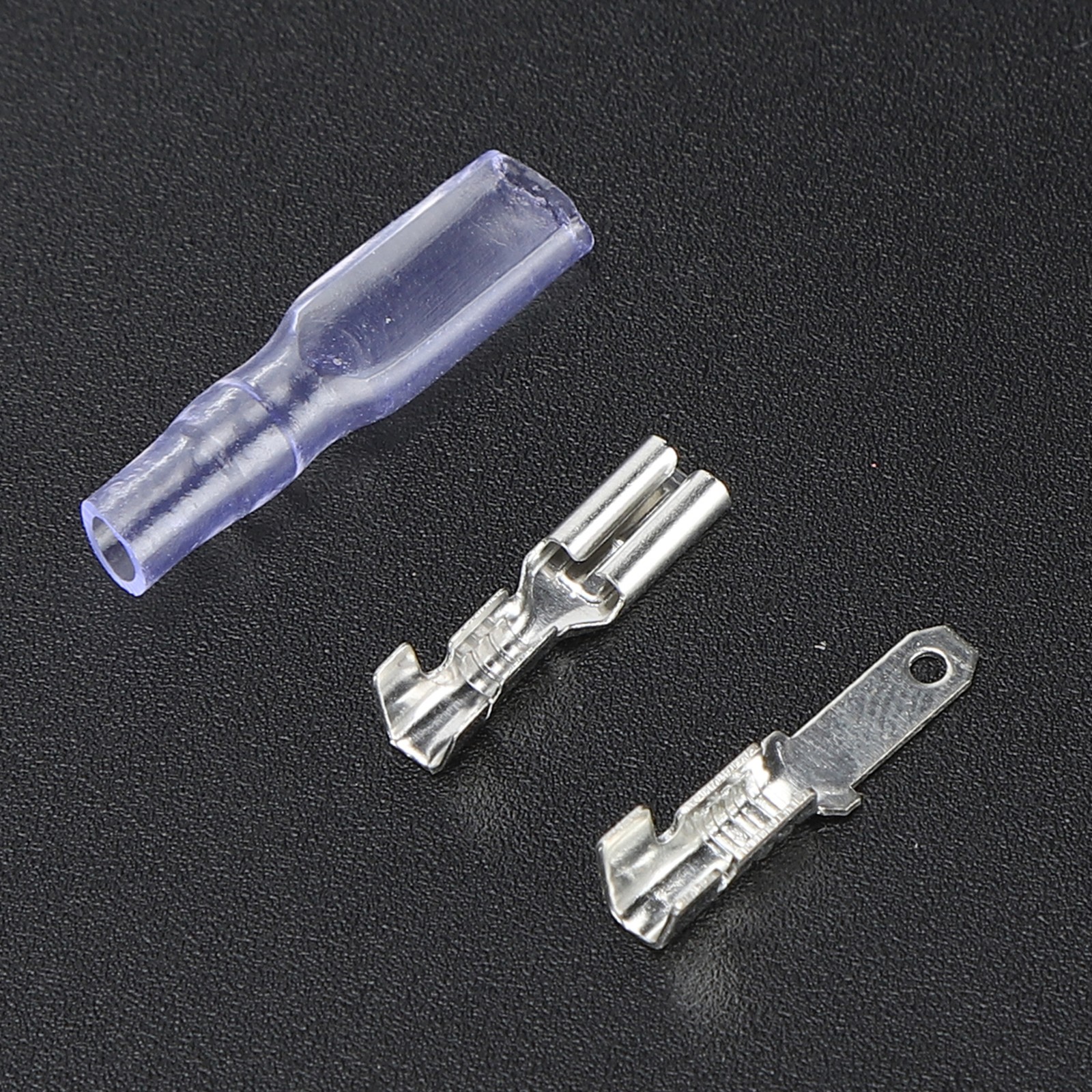 50 Spade Crimp Terminals Durable Easy Install Quick Splice Connectors For Car An