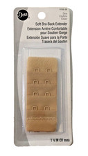 Dritz Soft Bra-Back Extender 1.25" Tan 11122-25 New in Package