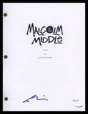 Linwood Boomer "Malcolm in the Middle" Creator SIGNED Pilot Episode Script ACOA