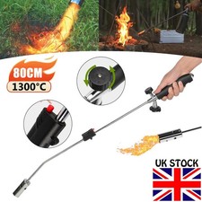 Butane Weed Gas Burner Wand Blowtorch Garden Torch Weeds Killer Flame-Adjustable