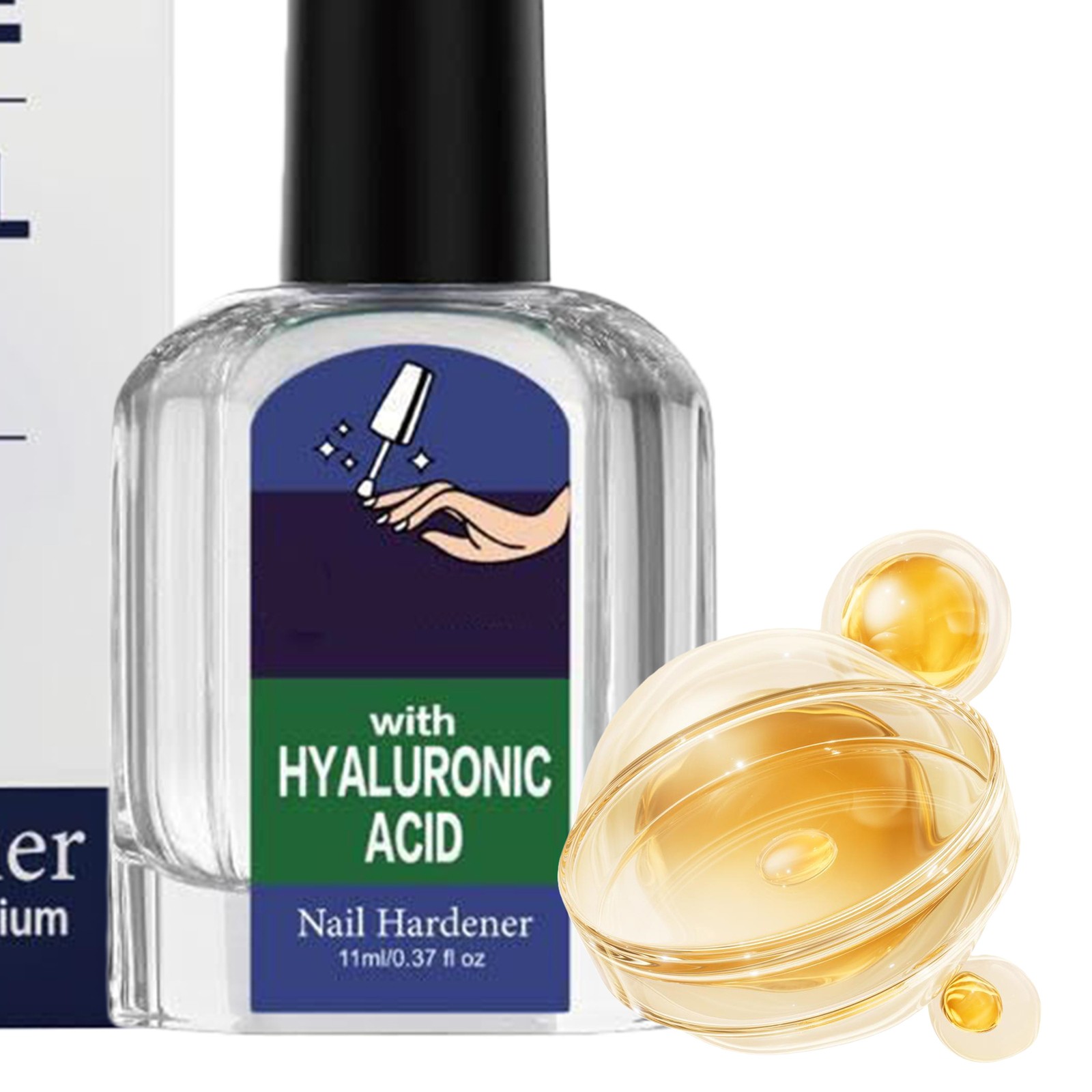 Nail Hardener 11ml Multi-Nourishing Fingernail Care Solution Nail Polish Repair