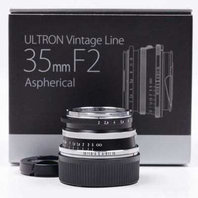 Voigtlander ULTRON Vintage Line 35mm F2 Aspherical VM Black [Top Mint] #7497LJ