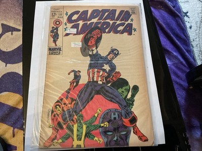 Captain America #111 Marvel Comics Book March 1969 Edition