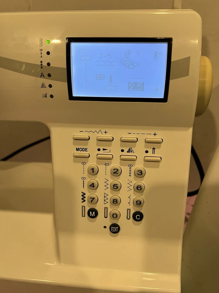 Euro Pro X Sewing Machine 9125 Computerized Embroidery Machines + Case & Extras - Image 4 of 4