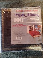 NEW Pioneer Deluxe Cover BLACK Photo Album 100 pages / 50 Sheets 3-Ring TR-100