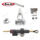 For Yamaha MT-09 2013 2014 2015 Arashi Steering Damper Stabilizer+Bracket Set