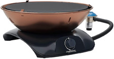360 Grill CV, Griglia Rotonda Da Tavolo, Barbecue Da Campeggio Con Coperchio, Ba