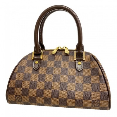 Auth [6ef6615] LOUIS VUITTON Handbag Damier Rivera mini N41436 Ebene [Pre-ow...