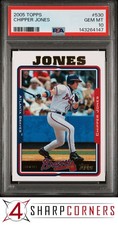 2005 TOPPS #530 CHIPPER JONES BRAVES HOF PSA 10