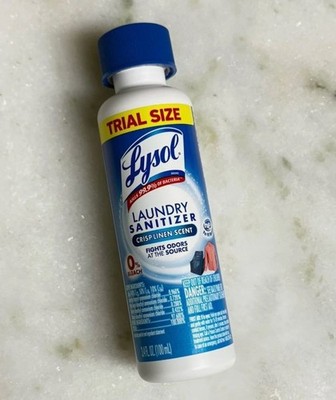 SET of 20 Lysol Laundry Sanitizer Crisp Linen Scent Trial Size Bulk Lot