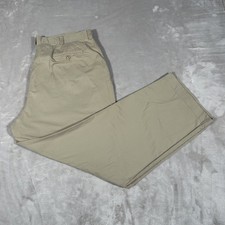 VTG 90s Polo Ralph Lauren Field Pants Mens 40x32 Khaki Classic Chino Paper Twill