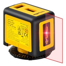 Amazon Basics Livella laser rotante a 360 gradi di classe II con due fiale con