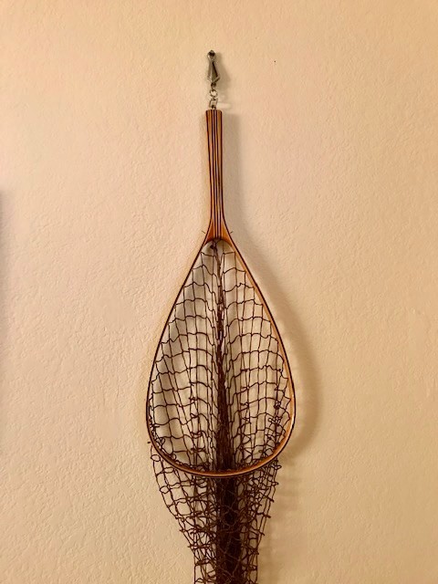 Clint Byrnes Landing Net Trout Fly Fishing Rod Reel Vintage Excellent