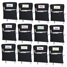 Large 18 Inches Chairback Buddy Pocket Chart Student Chair Pockets Chair Back