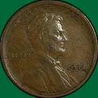 1914 Lincoln Wheat Cent Very Fine VF Coin #35075