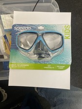 SPEEDO Kid's Age 3-6 Surf Gazer Mask - Swim Goggles - Teal Blue - NEW