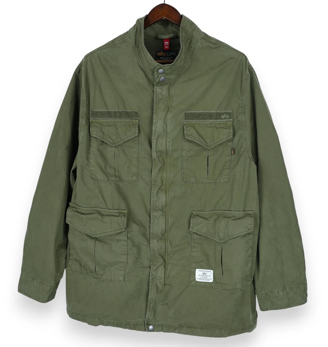 新品 Lサイズ アメリカ製 ALPHA INDUSTRIES INC m-65 Alpha Industries M-65 Water-Repellent Field Jacket. Made In The