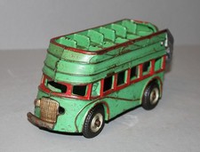 Antique Arcade Toy Double Decker Bus Cast Iron Circa 1939