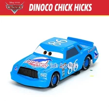 Mattel Disney Pixar Cars Dinoco Chick Hicks 1:55 Diecast Car Toy Gift, NEW Loose
