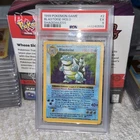 1999 POKEMON GAME SHADOWLESS #2 BLASTOISE-HOLO PSA 5