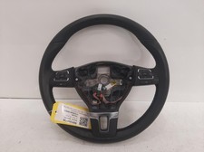 2014 VOLKSWAGEN TIGUAN Mk1 (5N)  Multifunctional Black Leather Steering Wheel