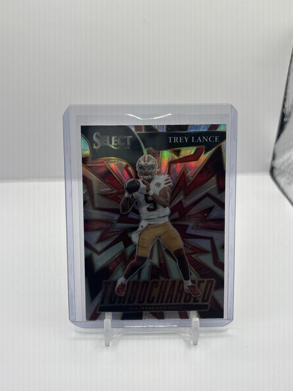 Trey Lance 2021 Select Turbocharged Silver Rookie Rc 49ers Chargers