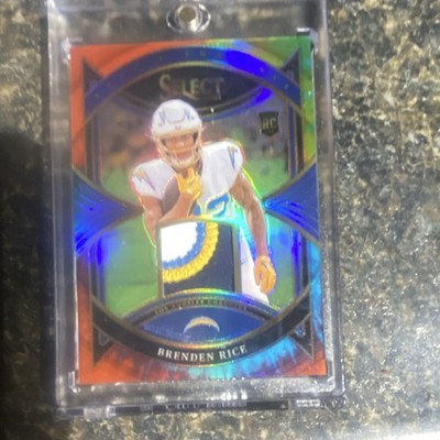 2024 Panini Select Jumbo Rookie Swatches Brenden Rice Chargers #JRS-BRE